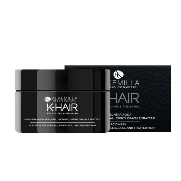 K-Hair Mascarilla ácida ecológica para cabello opaco, teñido y descamado